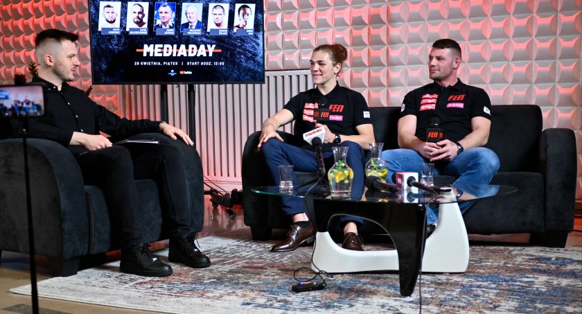 Gala FEN 46 odbędzie się 27 maja w Pile. Media Day było pierwszym wydarzeniem poprzedzającym galę (Fot. Agnieszka Świderska)
