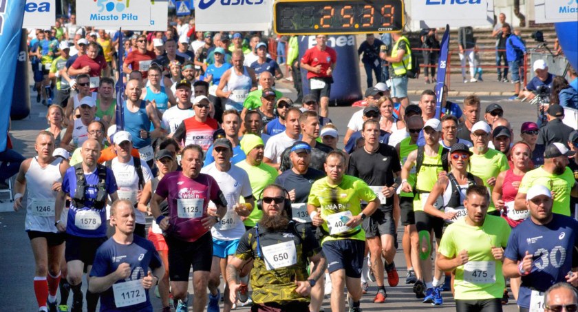 W tym roku pilski półmaraton wystartuje 3 września (fot. Mat. prasowe/Daniel Balukiewicz)