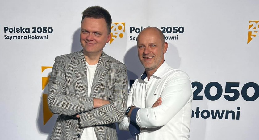 Szymon Hołownia i Adam Luboński (fot. FB/Adam Luboński)