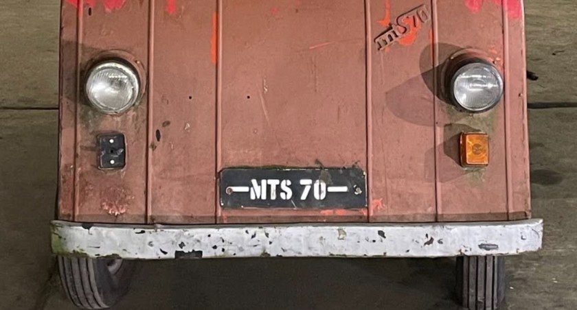 Trenażer MTS-70 trafił do Piły w 2021 roku. Teraz zostanie zaprezentowany po renowacji (fot. archiwum PiłaOnline)
