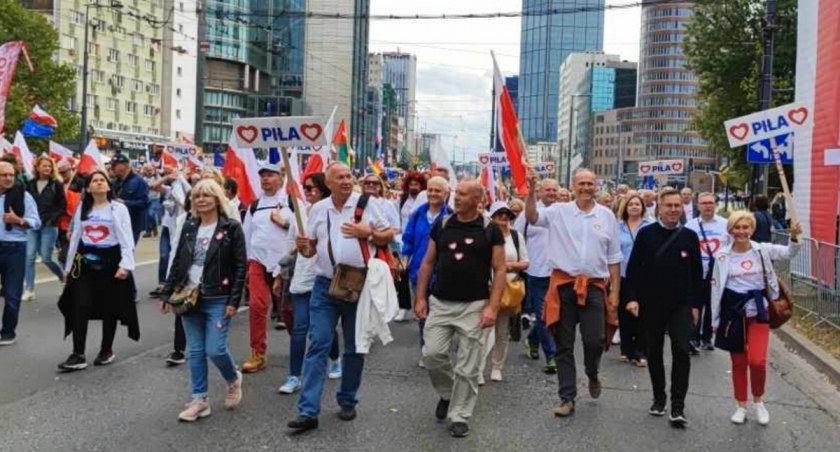 Pilanie na Marszu Miliona Serc w Warszawie
