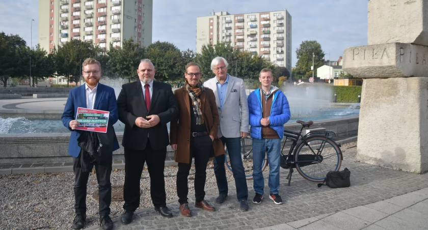 Kandydaci Nowej Lewicy mówili w Pile bezpieczeństwie (Fot. Redakcja)