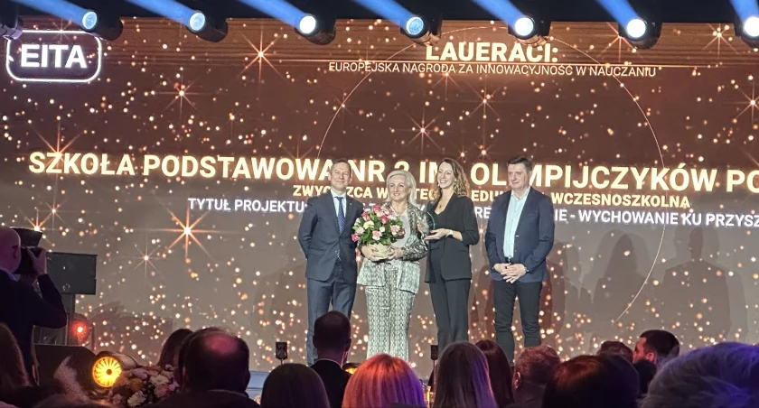 Szkoła Podstawowa nr 2 w Pile wśród laureatów EITA  (Fot. Szkoła Podstawowa nr 2 w Pile)
