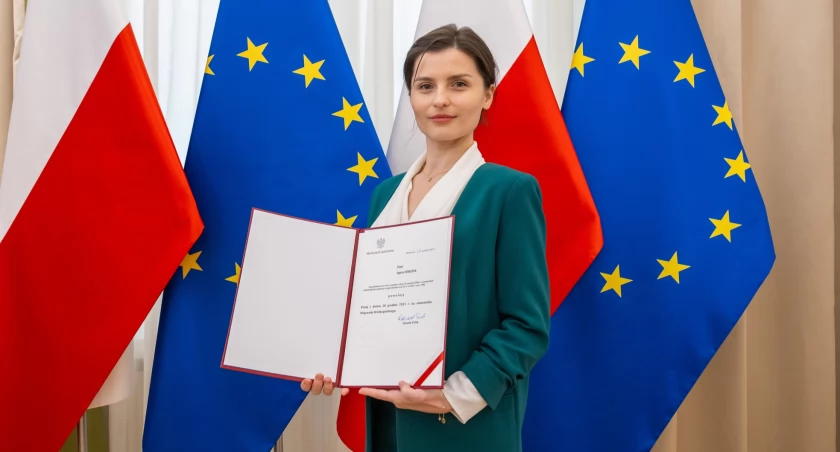 Agata Sobczyk z Polski 2050 nowym wojewodą wielkopolskim (fot. X/MSWiA)