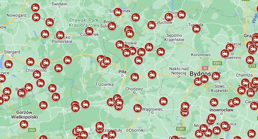 Protesty rolników. Blokady dróg także w naszym regionie [MAPA PROTESTÓW ...