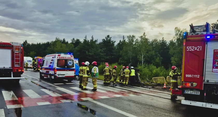 Do wypadku doszło w Pile na skrzyżowaniu DK10 z DK11 z al. Niepodległości (Fot. KPP Piła)