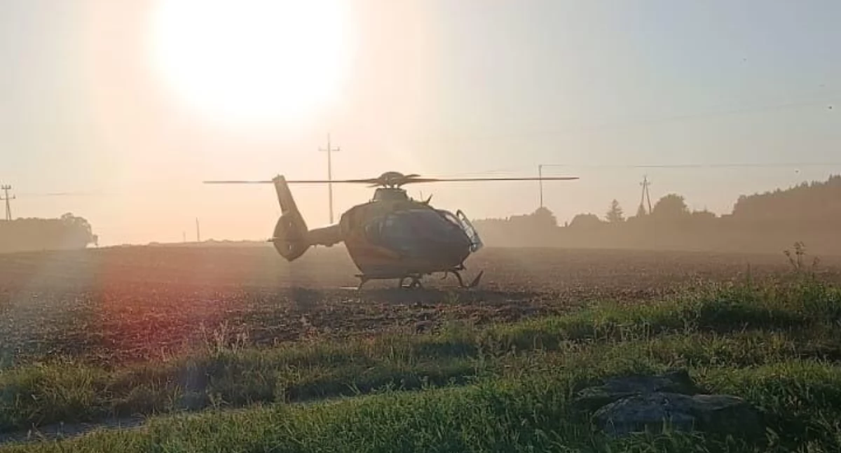 Na skrzyżowaniu w Śmieszkowie doszło do kolejnego wypadku (Fot. KPP Czarnków)