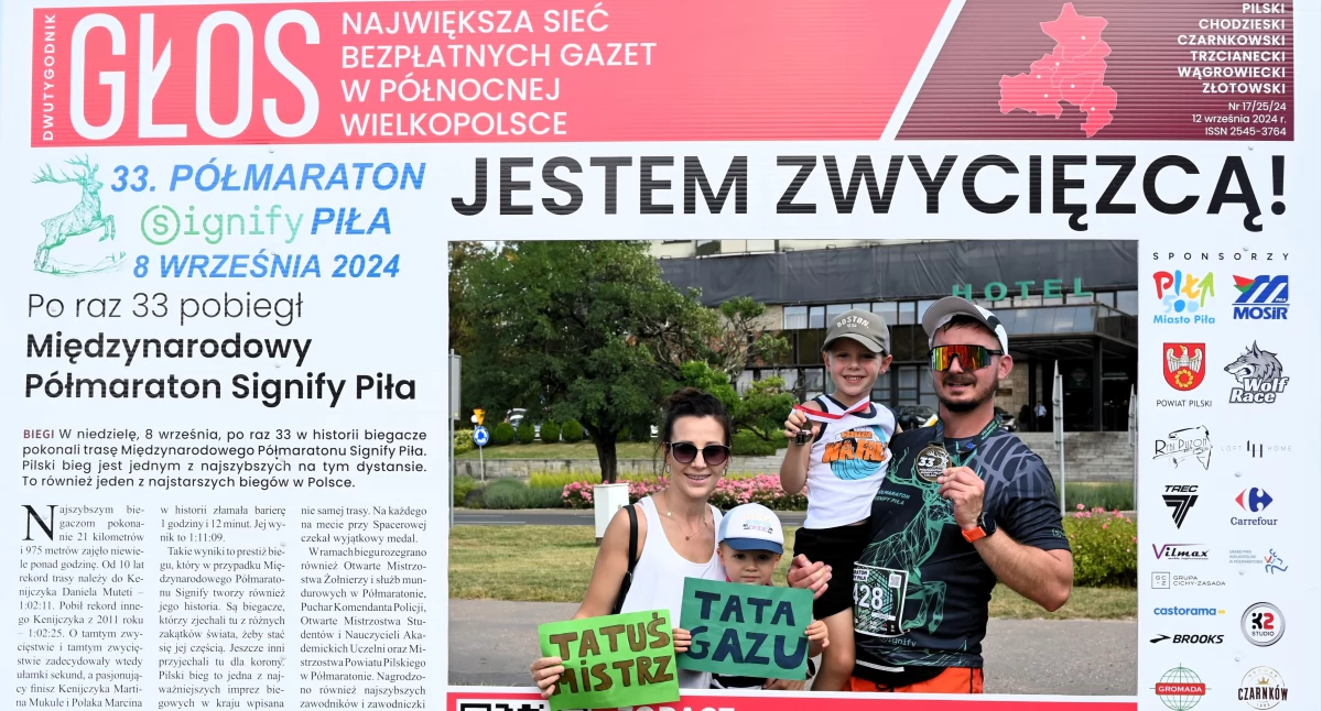 Uczestnicy 33. Półmaratonu Signify Piła (Fot. Agnieszka Świderska)