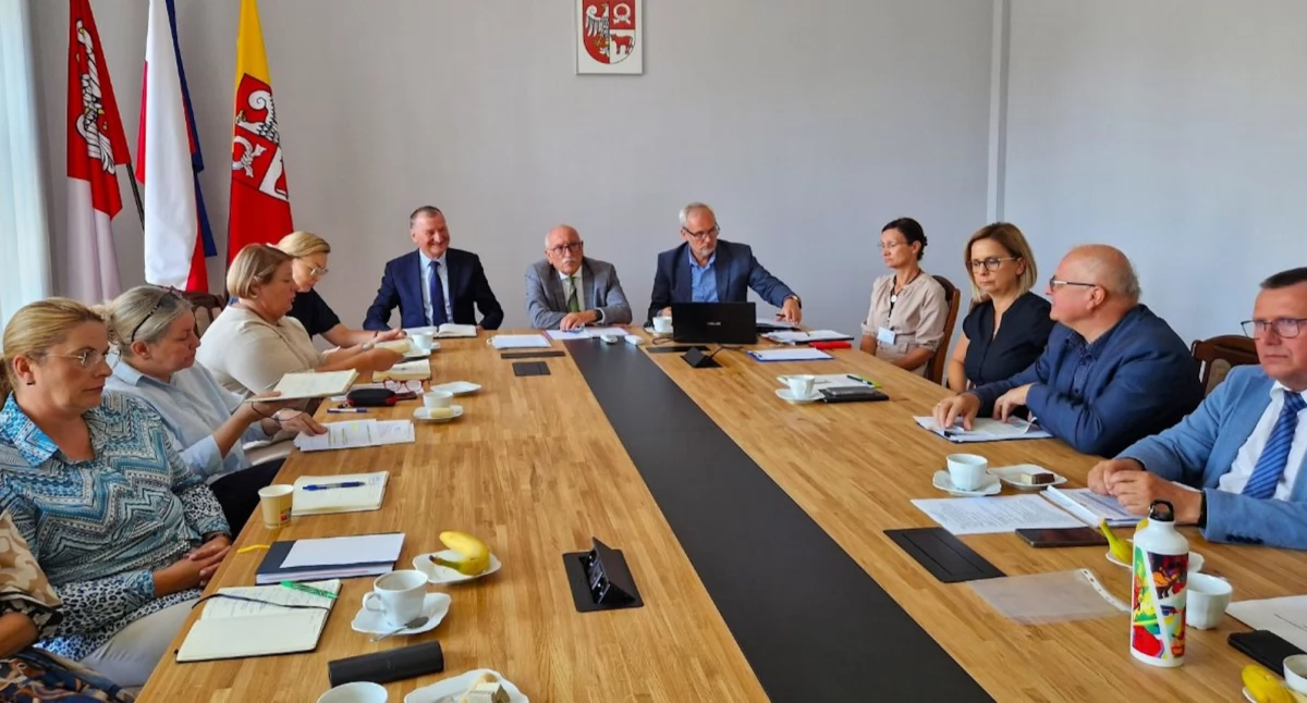Narada oświatowa w starostwie w Czarnkowie (Fot. Starostwo Powiatowe w Czarnkowie)