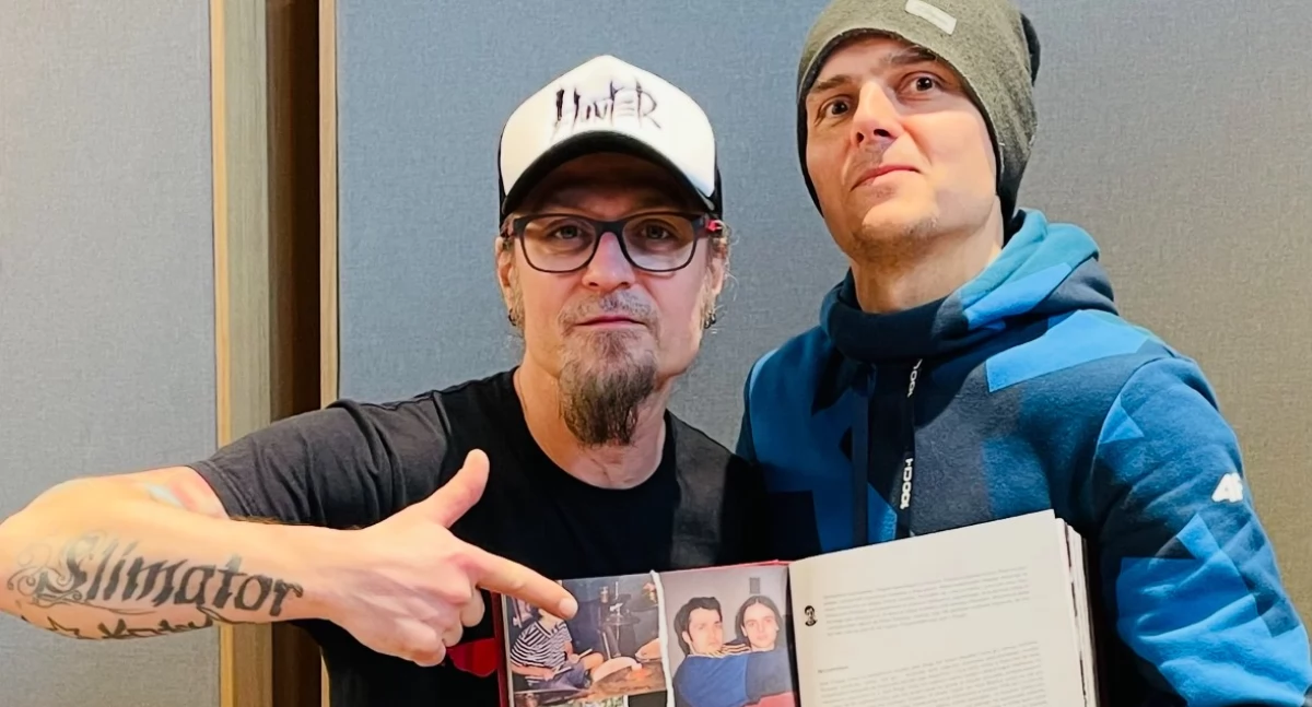 Maciej Ślimak Starosta i Tomasz Krzyżyk Krzyżaniak w piątek, 25 października, na jednej scenie w klubie Yogi (Fot. Archiwum Tomasza Krzyżyka Krzyżaniaka)