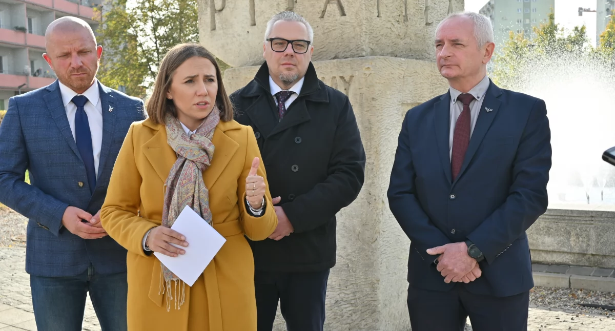 Anna Bryłka na konferencji prasowej w Pile (Fot. Agnieszka Świderska)