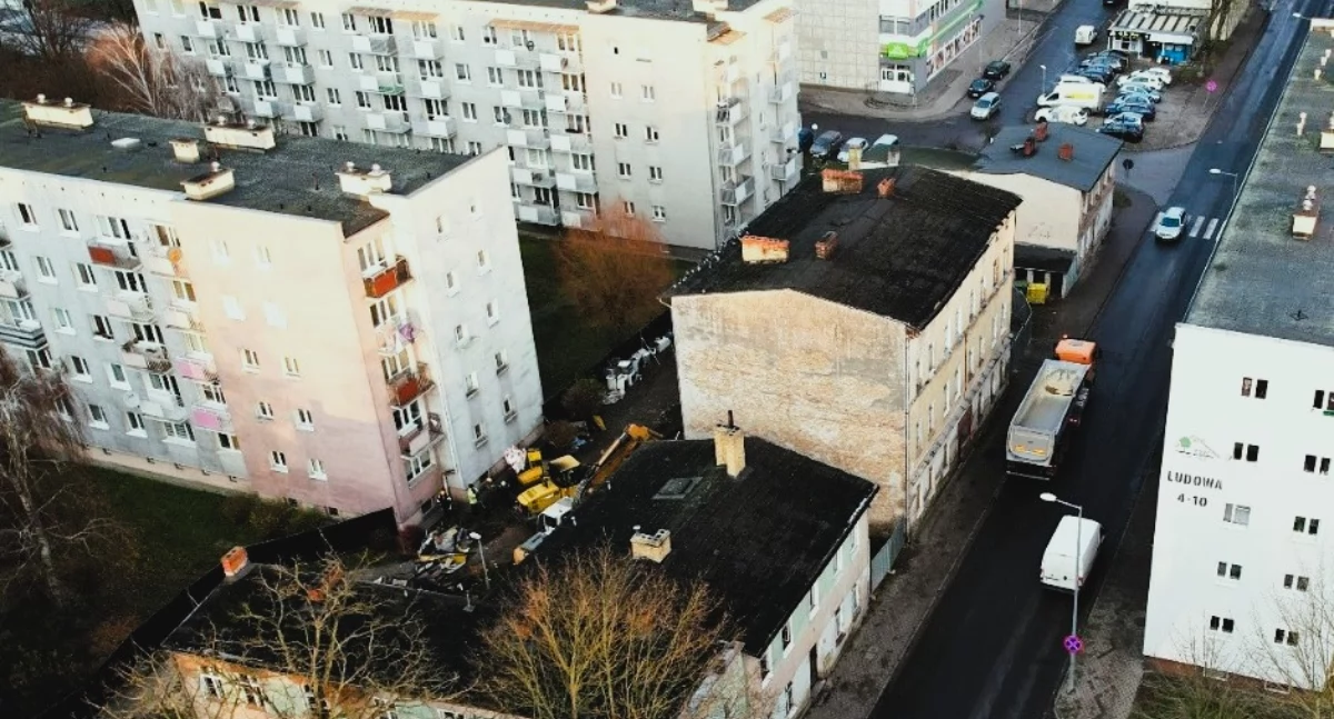 We wtorek rozpoczynają się prace rozbiórkowe przy ul. Ludowej 3-5 (Fot. UM Piła)