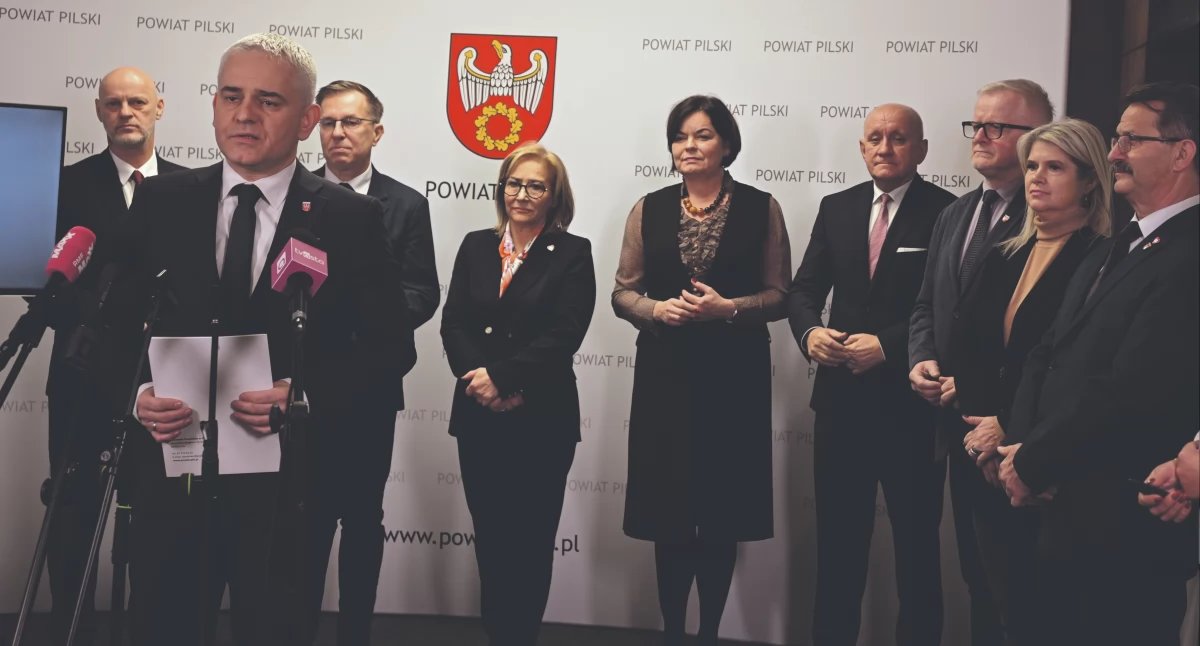 Konferencja prasowa w sprawie utworzenia w Pile nowego Domu Pomocy Społecznej (Fot. Agnieszka Świderska)