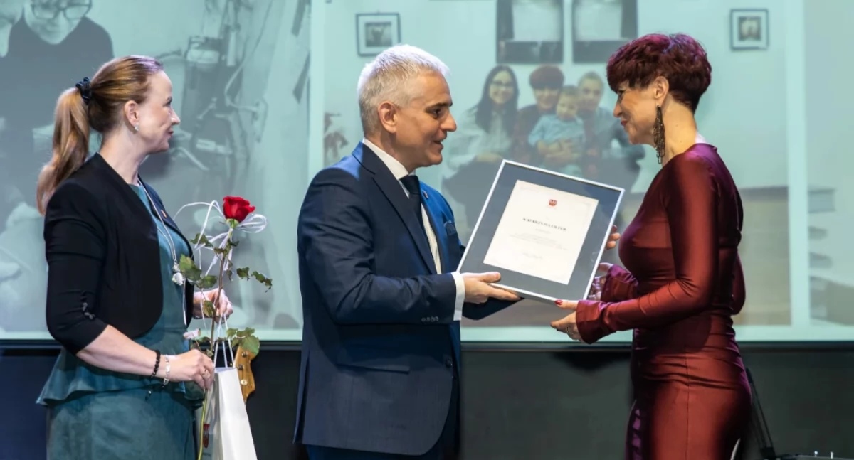 Jedną z tegorocznych laureatek nagród starosty pilskiego w dziedzinie kultury była Katarzyna Olter