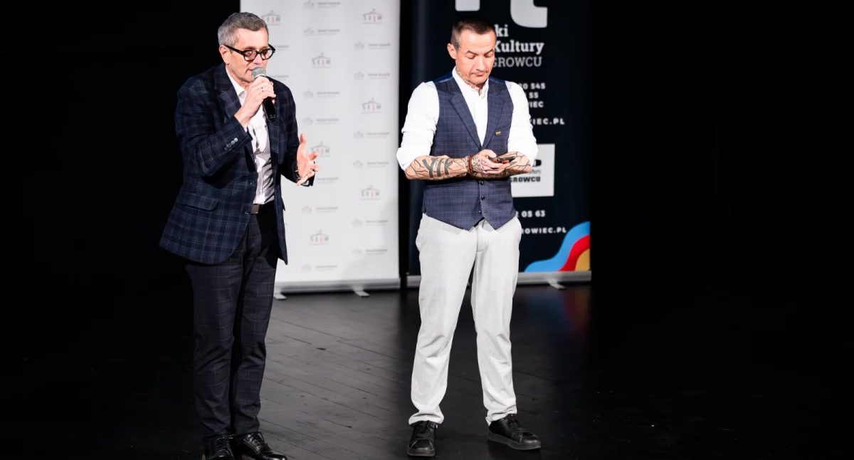 Posłowie Henryk Szopiński i Marcin Józefaciuk w Wągrowcu (Fot. Mat. prasowe)