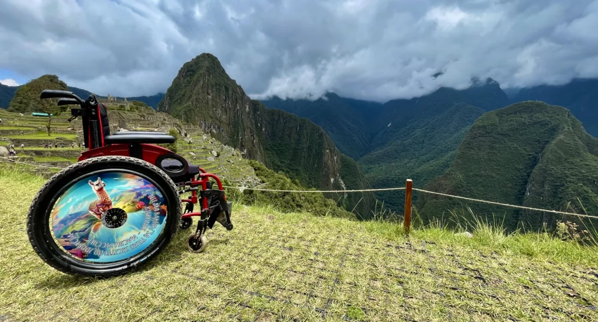 Wózki na Machu Picchu (Fot. Agnieszka Kledzik)