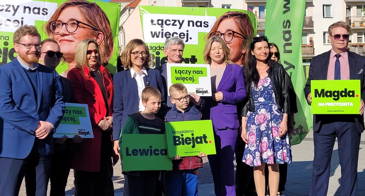 Wybory prezydenckie, „Nie głosujcie mniejsze zło” Magdalena Biejat - zdjęcie, fotografia