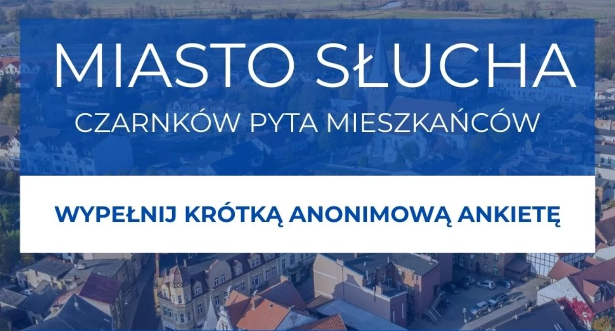 Ankietę można znaleźć na stronie internetowej Czarnkowa (Fot. UM Czarnków)