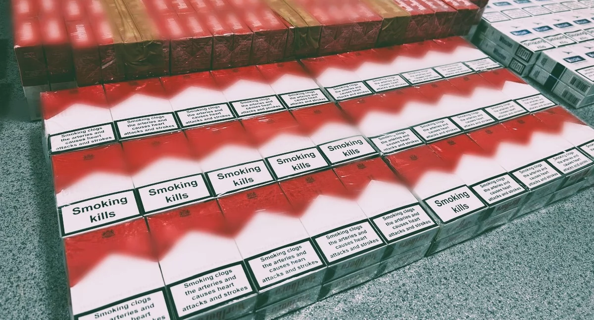 Policja w Pile zabezpieczyła nielegalny tytoń i papierosy (Fot. KPP Piła)