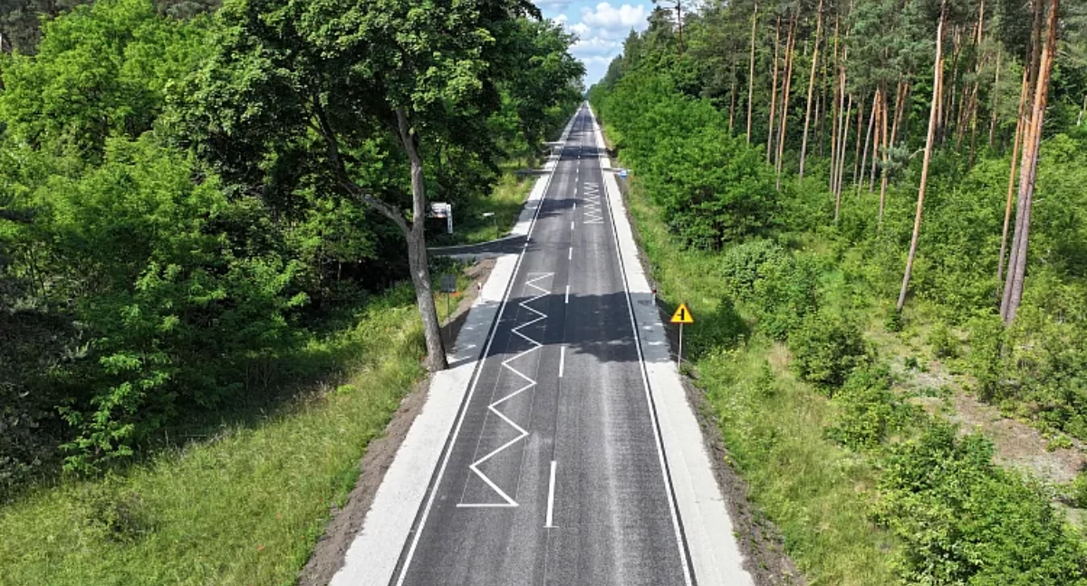 Wyremontowany odcinek z Chełstu do Drawska (Fot. WZDW)