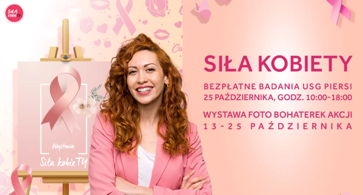 Akcje, Kasztanowa wspiera kobiety walce zdrowie Wystawa „Siła KobieTY” bezpłatne badania ramach akcji Różowy Październik - zdjęcie, fotografia