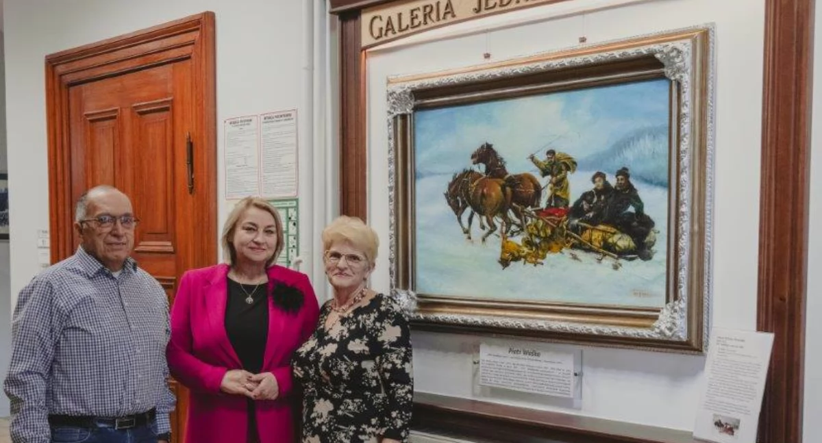 Wystawa, Obraz Piotra Waśko symbolem pamięci świadectwem życia oddanego sztuce ludziom… - zdjęcie, fotografia