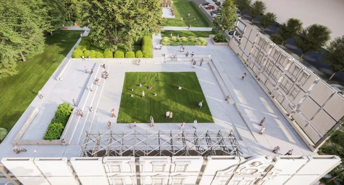 Piła dostanie pieniądze na rewitalizację Placu Zwycięstwa (Fot. Wojtasik Pracownia Architektoniczna)