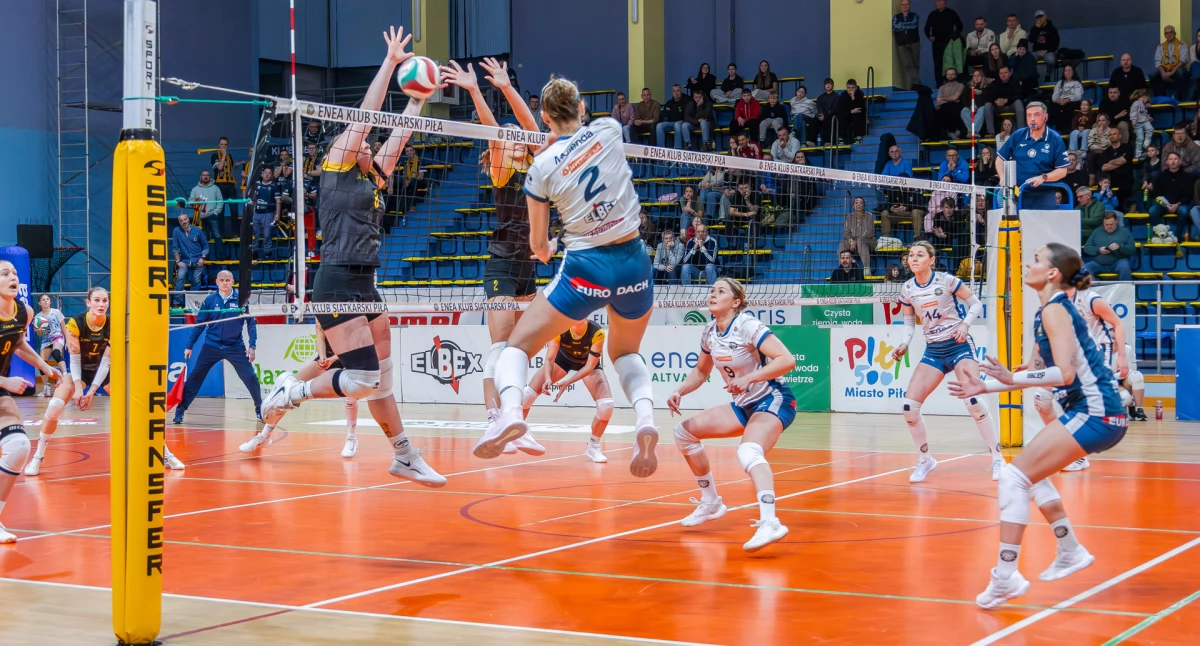 Pilanki po czterech setach uległy zespołowi KSG Warszawa 1:3 (Fot. KS Piła)