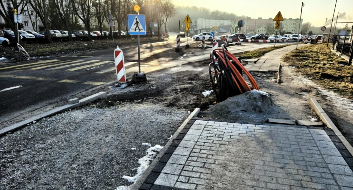 W tym roku już ostatni etap prac na Kościuszki w Czarnkowie (Fot. Agnieszka Świderska)