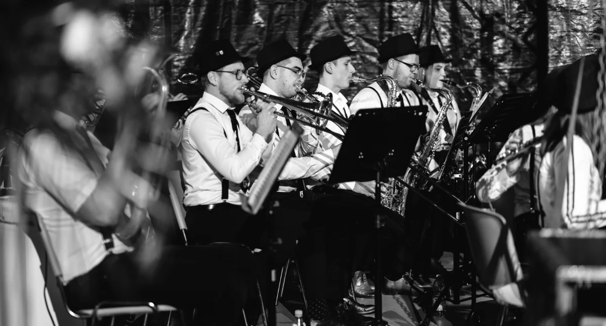 Częścią projektu będą m.in. warsztaty muzyczne dla Wieleńskiej Orkiestry Dętej (Fot. NCK Wieleń)