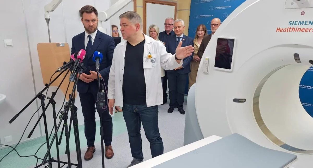 Pierwsze badania na nowym tomografie jeszcze w tym miesiącu (Fot. Starostwo Powiatowe w Pile)