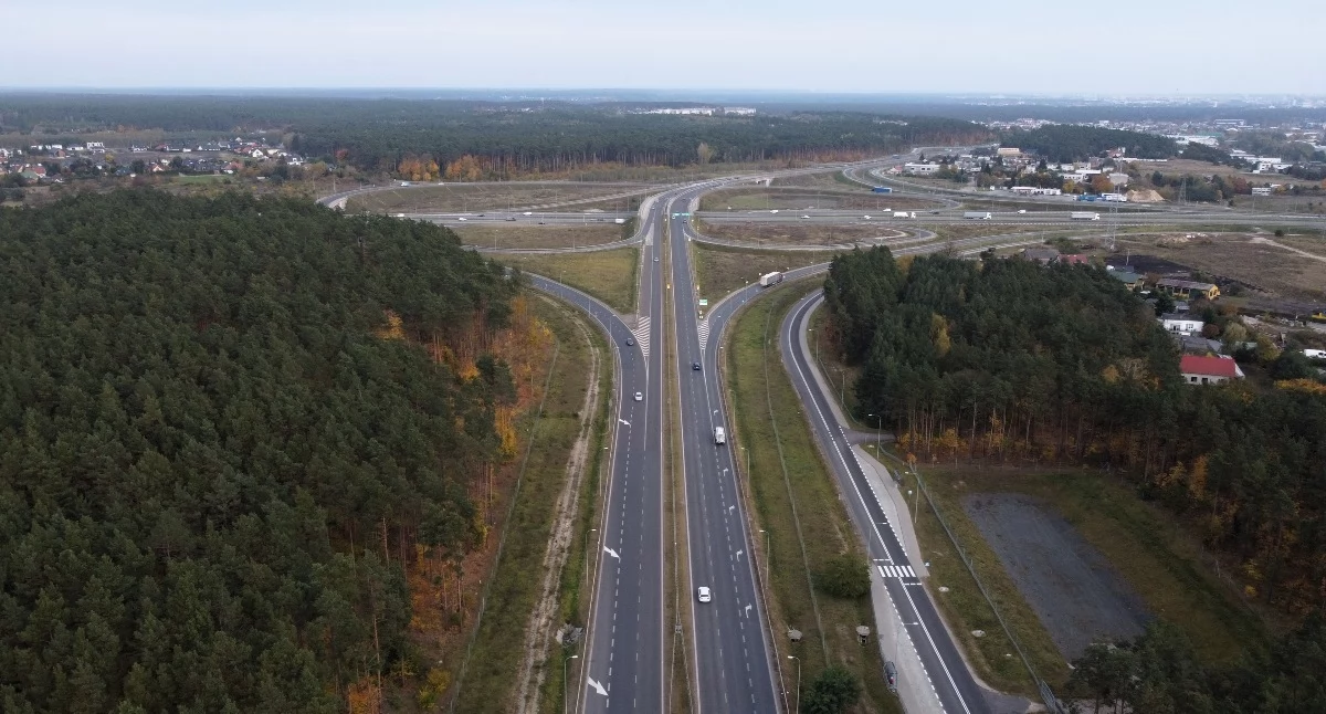 Nowy odcinek S10 będzie się kończył na węźle Bydgoszcz Zachód (Fot. GDDKiA)