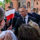 Prezydent Andrzej Duda na uroczystości w Zakrzewie (fot. Marek Borawski /KPRP)