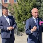 Poseł Marcin Porzucek i minister w kancelarii Prezydenta RP Wojciech Kolarski (fot....