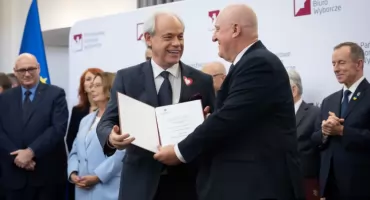 Senator Adam Szejnfeld odebrał zaświadczenie o wyborze [VIDEO][ZDJĘCIA]