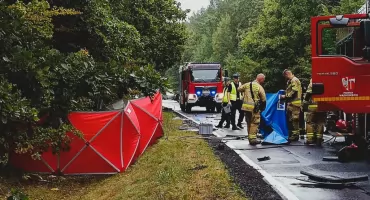 Śmiertelny wypadek pod Wągrowcem. Nie żyje 42-latek
