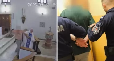  Zaatakował księdza i zdemolował ołtarz. 47-latek w areszcie