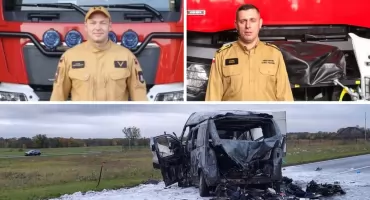 Dwie osoby zginęły. Trzecią uratowali strażacy z Piły