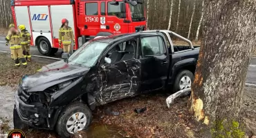 Groźna kolizja na krajówce
