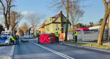 Śmiertelny wypadek motocyklisty w Wieleniu