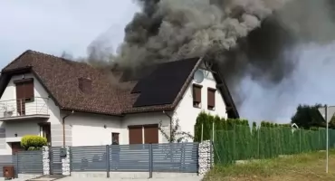 Palił się dom na Dolaszewie. Blisko 100 pożarów rocznie